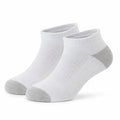 Chaussettes basses 35-40 en maille textile vert sauge et beige style sportif