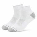 Chaussettes basses 35-47 en maille textile vert sauge et beige style sportif