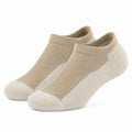 Chaussettes basses 35-54 en maille textile vert sauge et beige style sportif