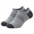 Chaussettes basses 35-58 en maille textile vert sauge et beige style sportif