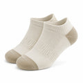 Chaussettes basses 35-68 en maille textile vert sauge et beige style sportif
