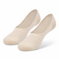 Chaussettes invisibles 35-38 en maille textile beige pour chaussures basses respirantes