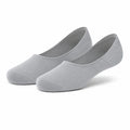 Chaussettes invisibles 39-42 en textile gris pour chaussures style uni